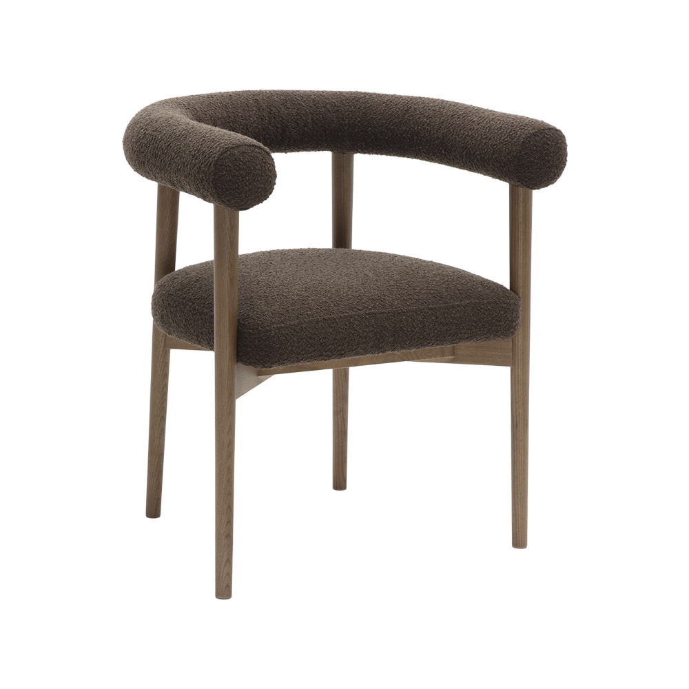 Chaise de salle à manger Bruna marron