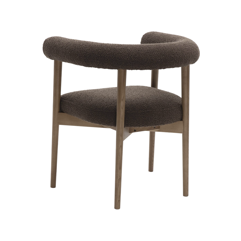Chaise de salle à manger Bruna marron