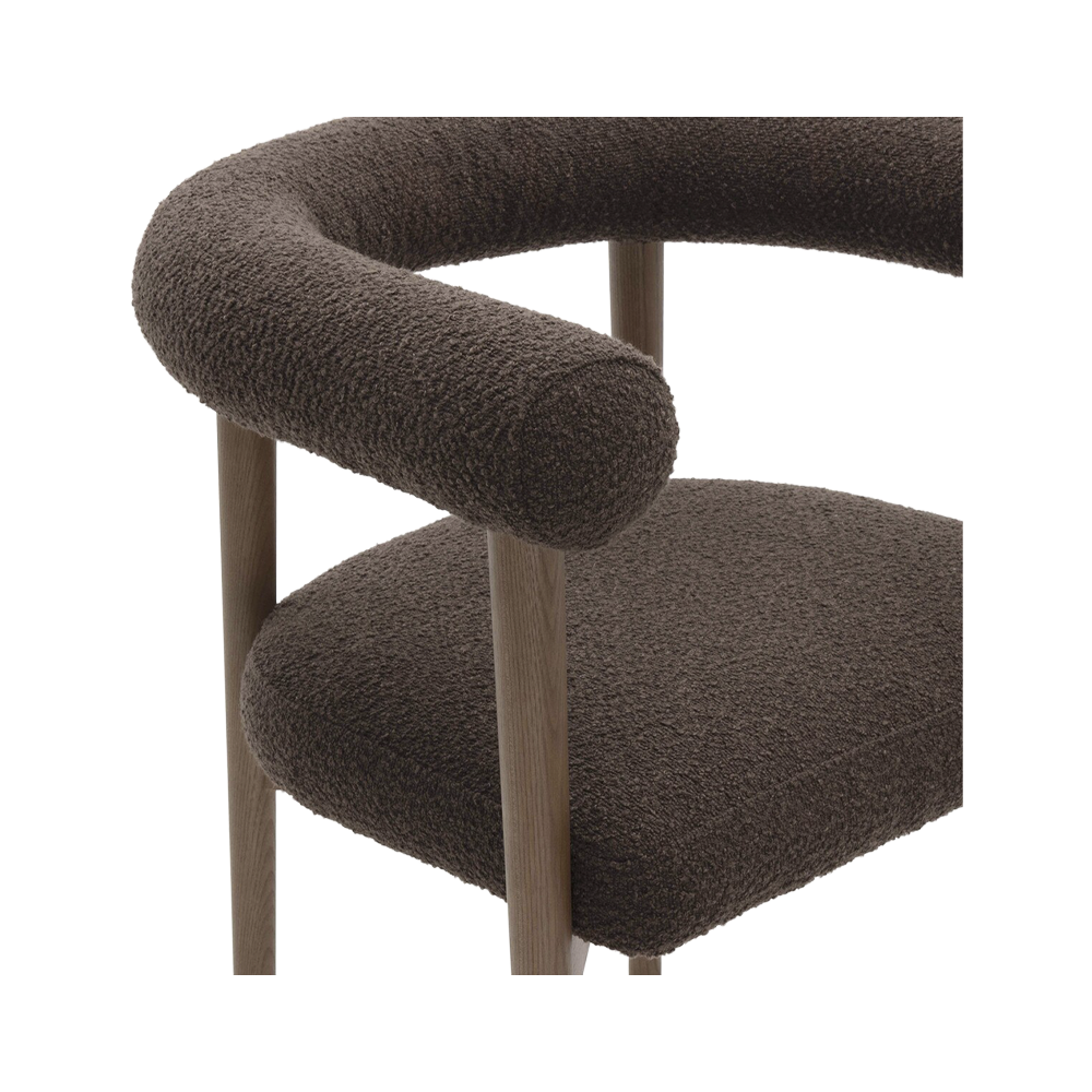 Chaise de salle à manger Bruna marron