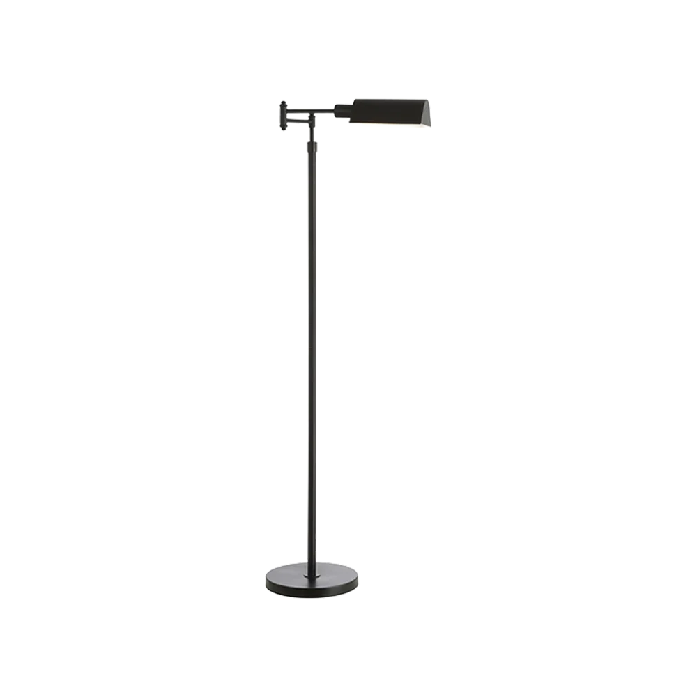 Lampadaire de travail Calvus noir