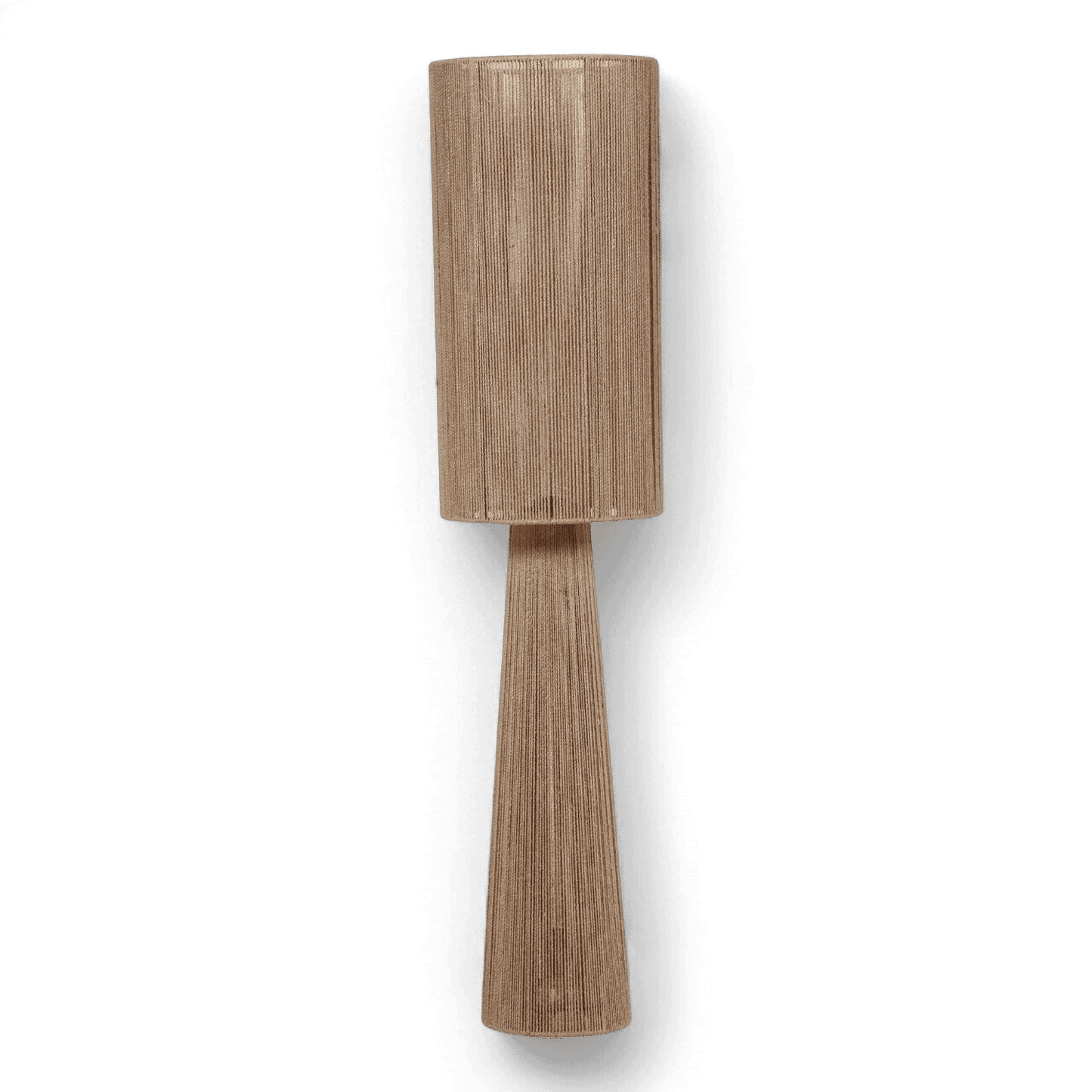 Lampadaire en jute verdoyant