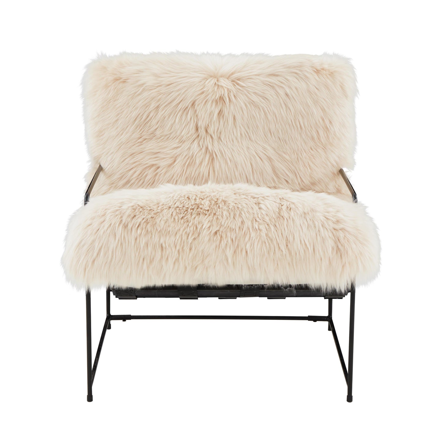 Chaise en peau de mouton Fable