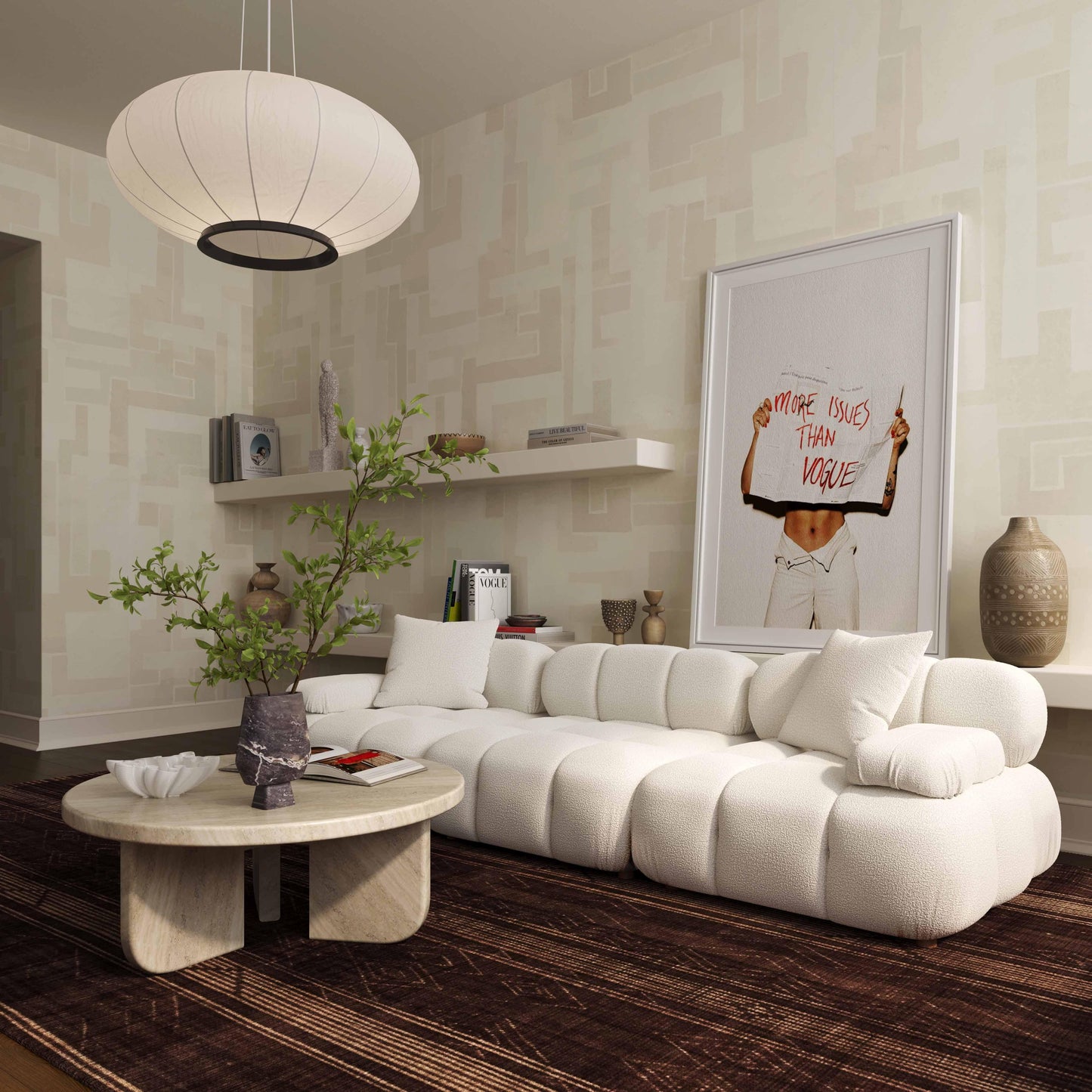 Canapé modulable Solace Off White
