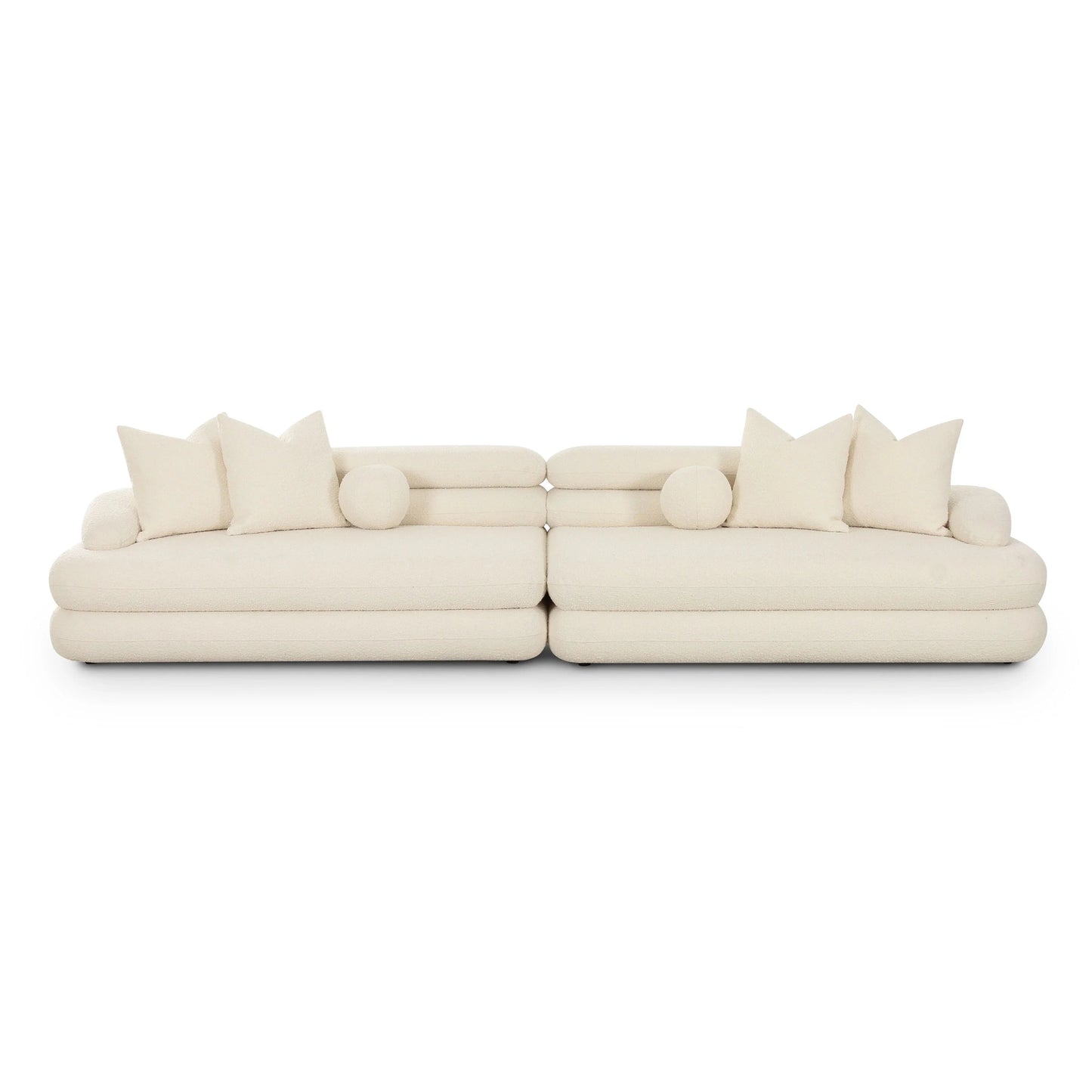 Canapé modulable Niko Cream Boucle