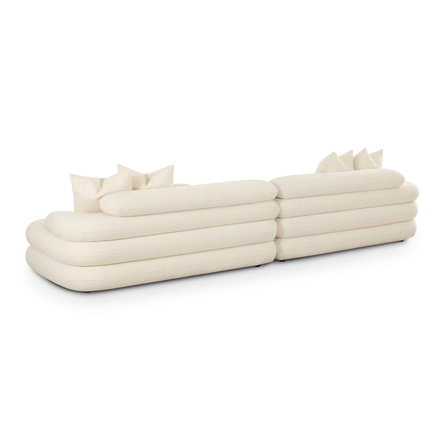 Canapé modulable Niko Cream Boucle