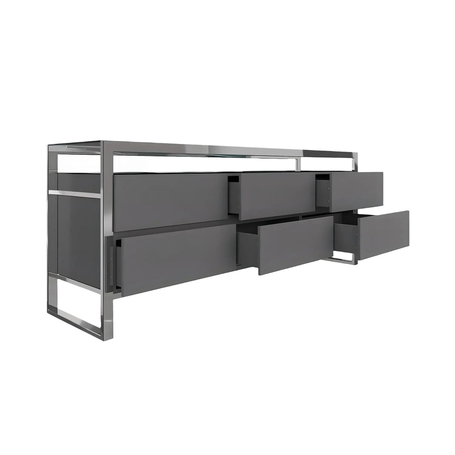 Commode Bari grise