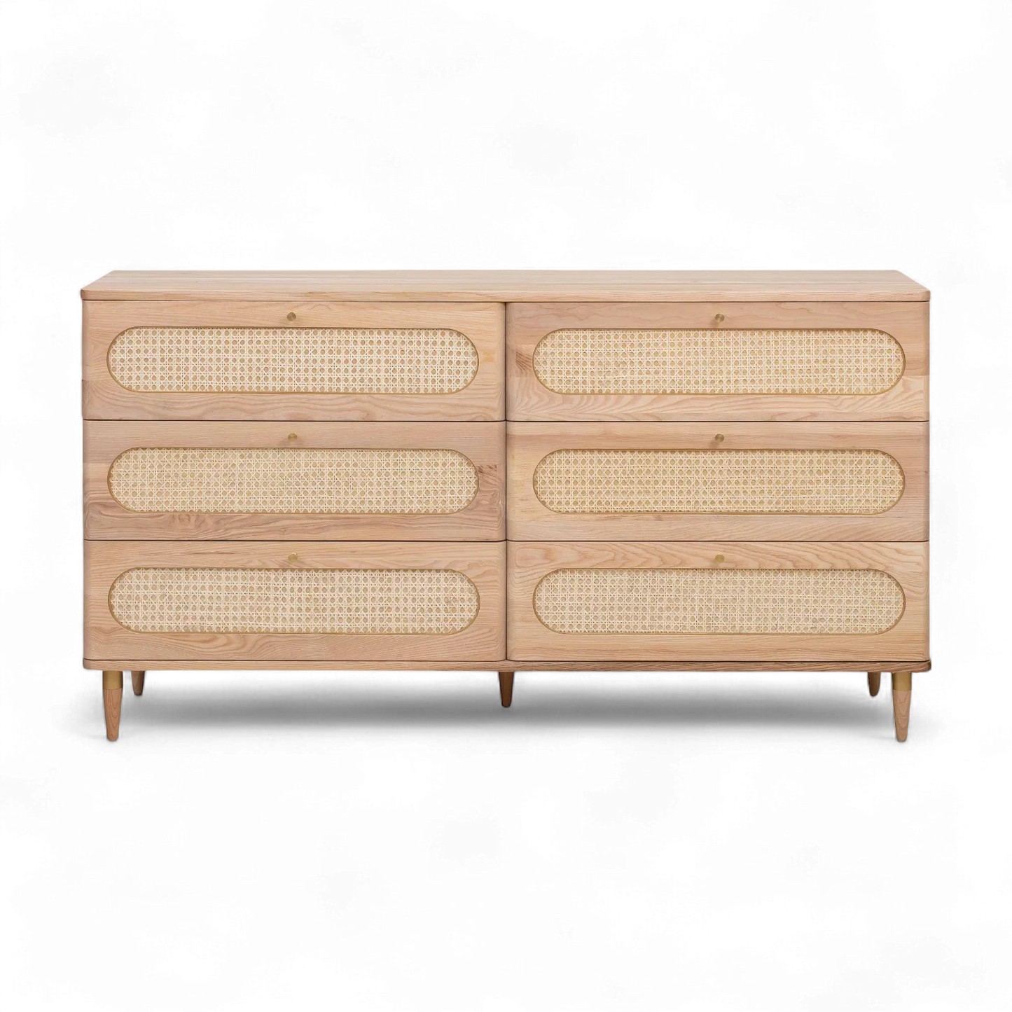 Commode à 6 tiroirs Frost Cane