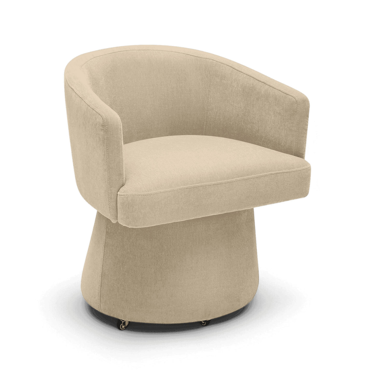 Chaise de bureau à roulettes Cosmos Taupe