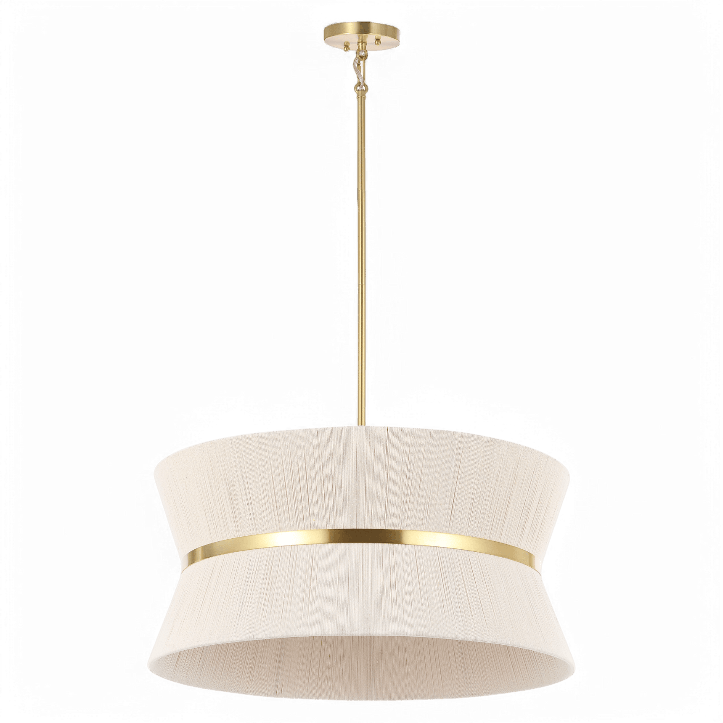 Lustre Soleil en laiton