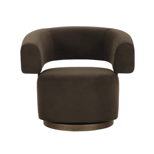 Fauteuil Bruna marron