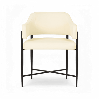 Chaise de salle à manger crème Mist