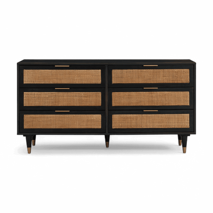 Commode 6 tiroirs Ignis Noir