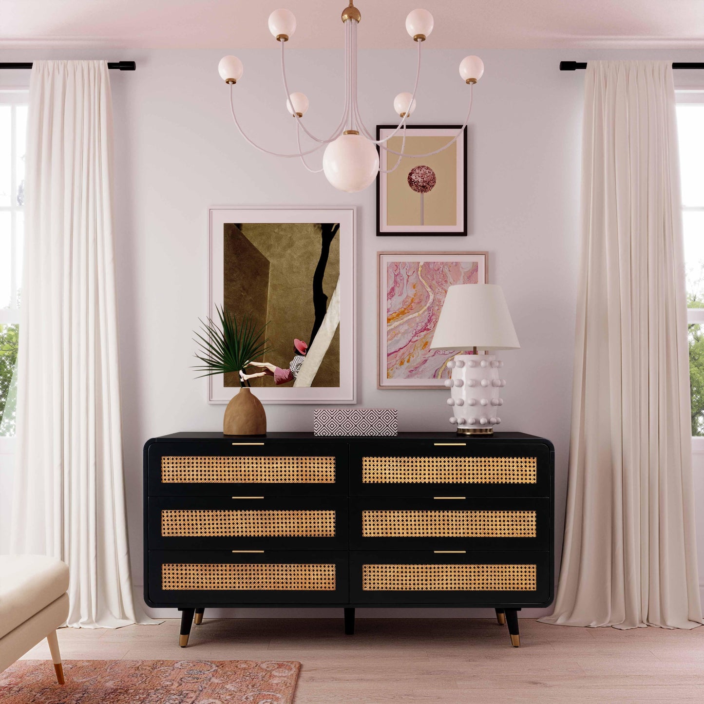 Commode Jade à 6 tiroirs
