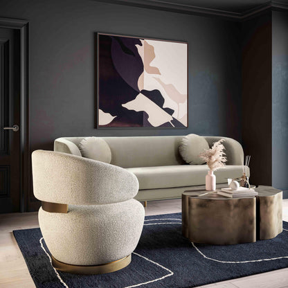 Chaise en peau de mouton Polaris