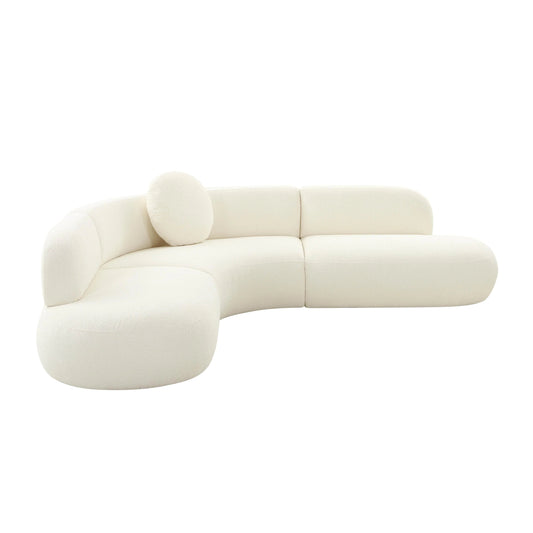 Canapé sectionnel Horizon Beige Boucle