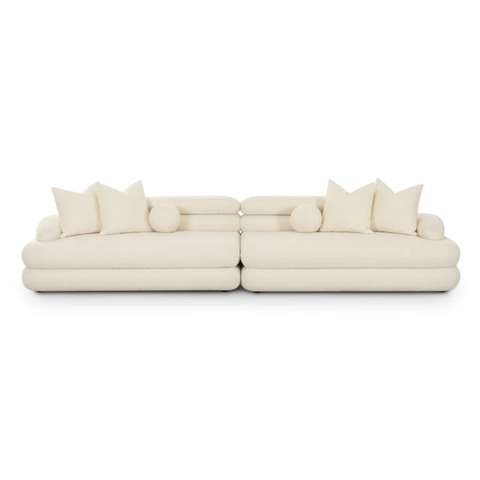 Canapé modulable Niko Cream Boucle