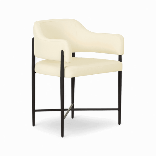 Chaise de salle à manger crème Mist