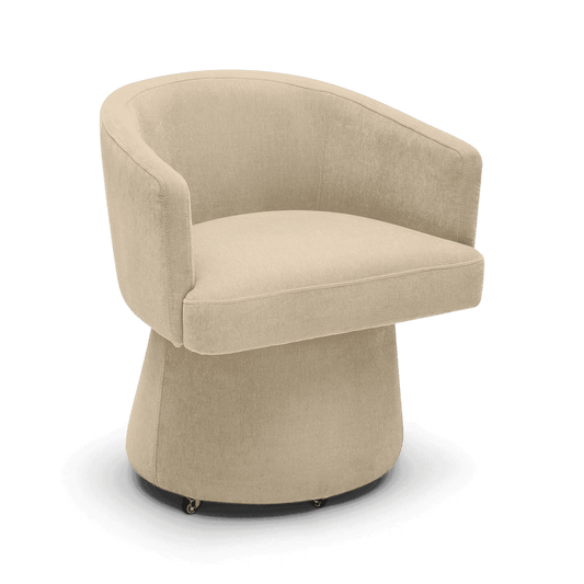 Chaise de bureau à roulettes Cosmos Taupe