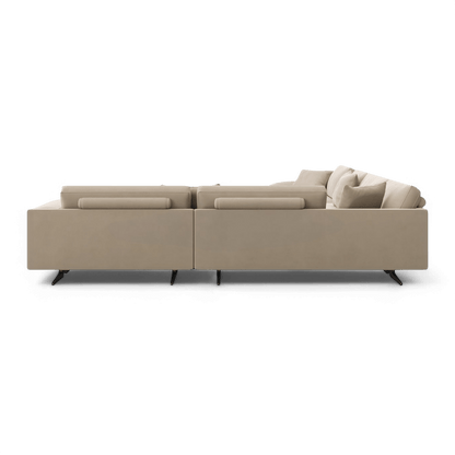 Canapé sectionnel Maestro en velours beige